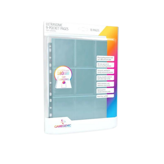 10 Gamegenic Ultrasonic 9-Pocket Pages