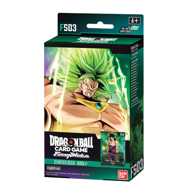 Dragon Ball Fusion World - Starter Deck: Broly FS03 (Englisch)