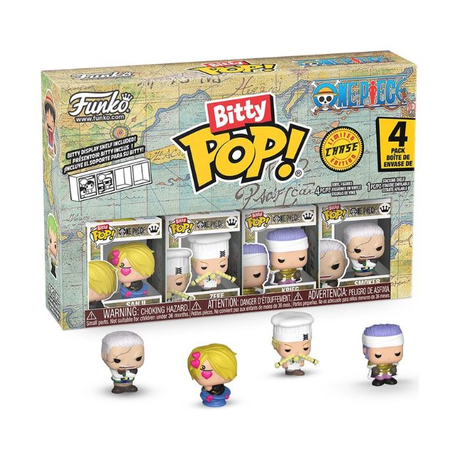 FUNKO Bitty POP - One Piece - Sanji 4er-Pack Vinyl Figur