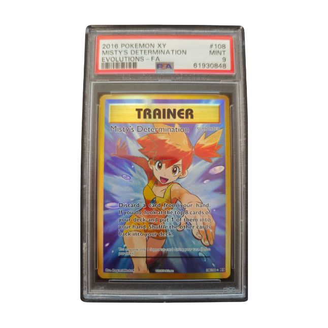 Pokemon Mistys Entschlossenheit (EVO 108/108) PSA 9 Mint (Englisch)