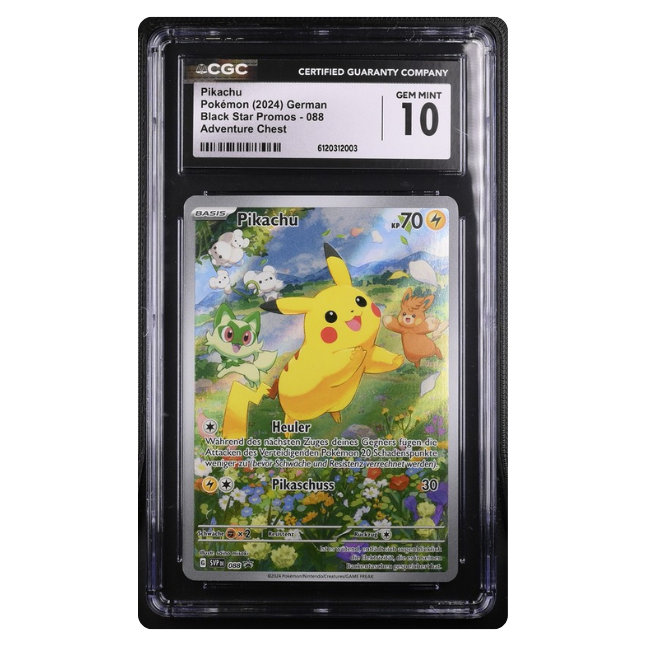 Pokemon Pikachu #088 CGC 10 Gem Mint (Deutsch)