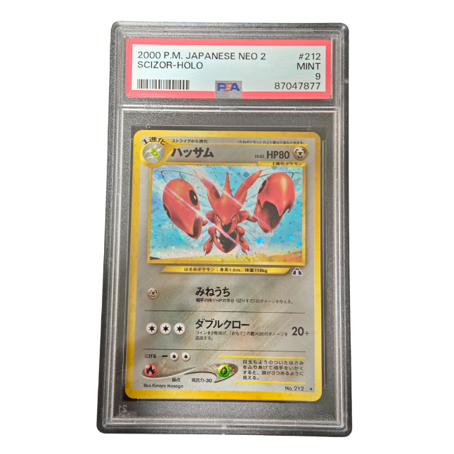 Pokemon Scherox holo #212 PSA 9 Mint (japanisch)