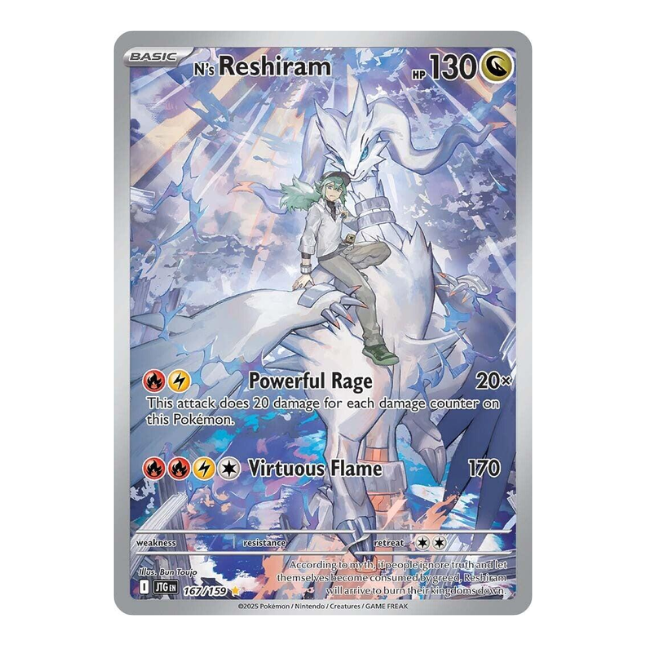 Ns Reshiram (JTG 167/159) (Englisch)