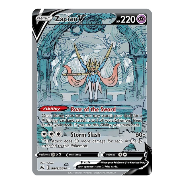 Zacian V (CRZ GG48/GG70) (Englisch)