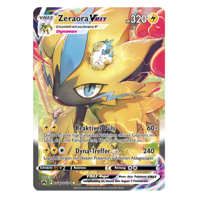 Zeraora VMAX (CRZ GG42/GG70) (Deutsch)