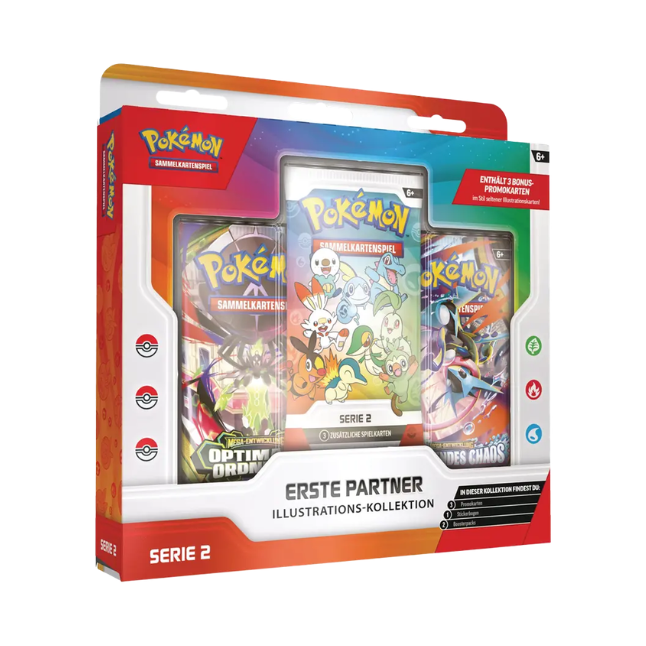 Pokemon Erste Partner Illustrations Kollektion Series 2 (Deutsch)