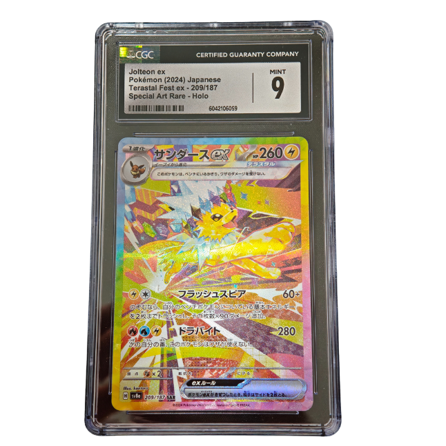 Pokemon Jolteon ex sv8a #209 CGC 9 (japanisch)