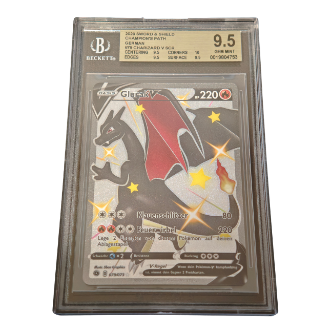 Pokemon Glurak V (CPA 79) BGS 9.5 Gem Mint (Deutsch)
