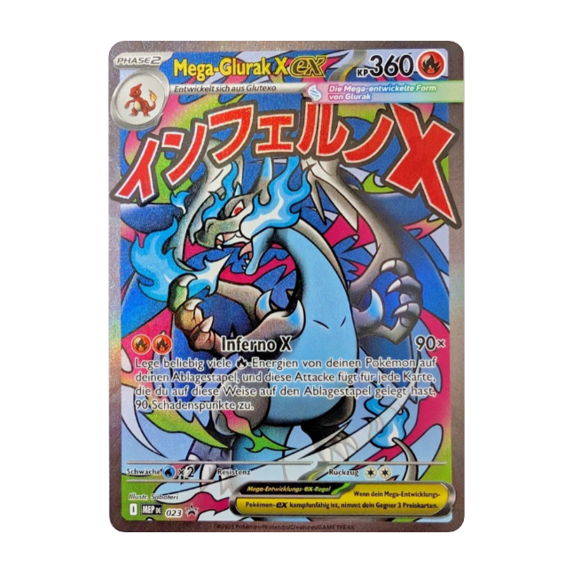 Mega Glurak X ex (MEP 023) (Deutsch)