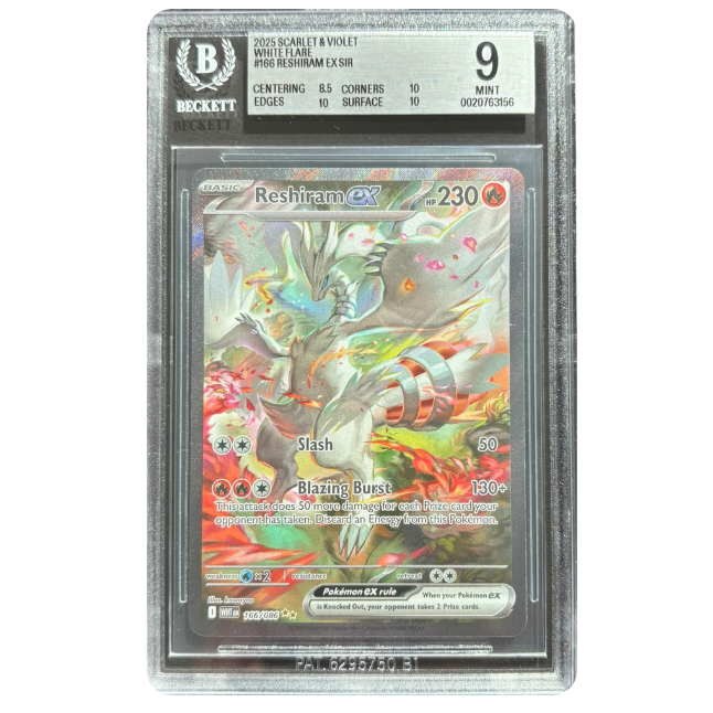 Pokemon Reshiram ex (WHT 166) BGS 9 Mint (Englisch)