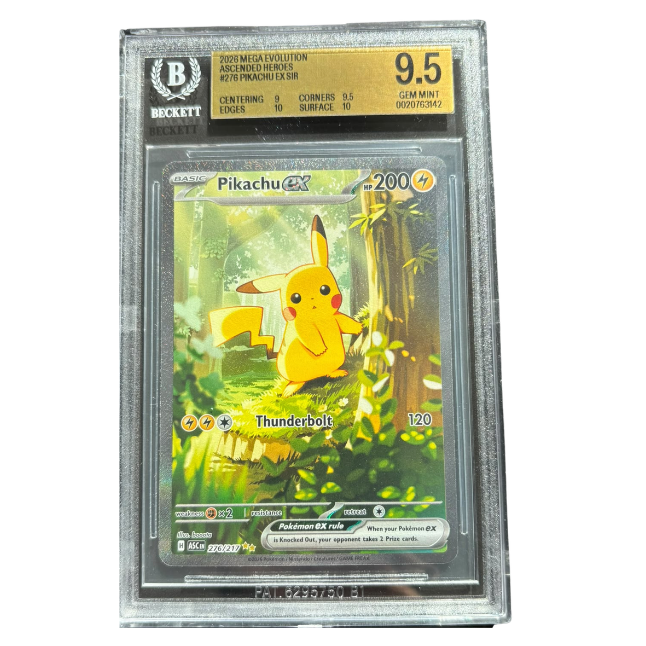 Pokemon Pikachu ex (ASC 276) BGS 9.5 Gem Mint (Englisch)