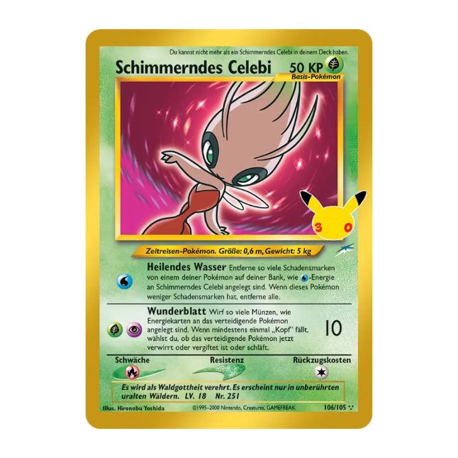 Schimmerndes Celebi (30C NDE 106) (Deutsch)