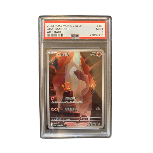 Pokemon Charmander #168 Art Rare PSA 9 Mint (japanisch)