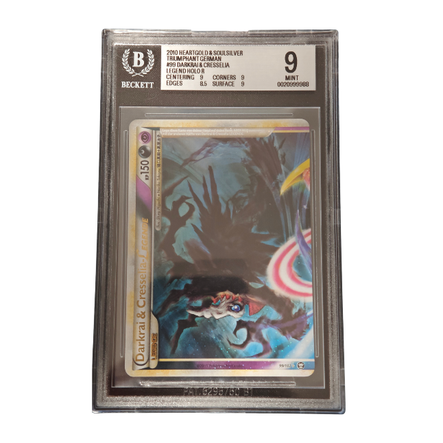 Pokemon Darkrai & Cresselia LEGENDE (TM 99) BGS 9 Mint (Deutsch)