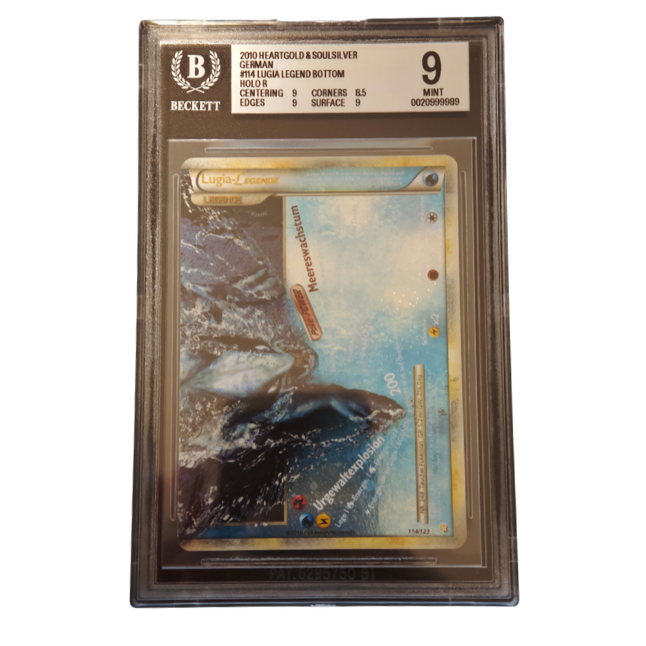 Pokemon Lugia LEGENDE (HS 114) BGS 9 Mint (Deutsch)