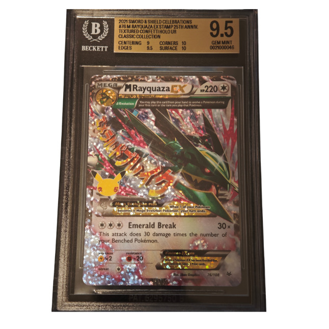 Pokemon MRayquaza EX (CEL ROS 76) BGS 9.5 Gem Mint (Englisch)
