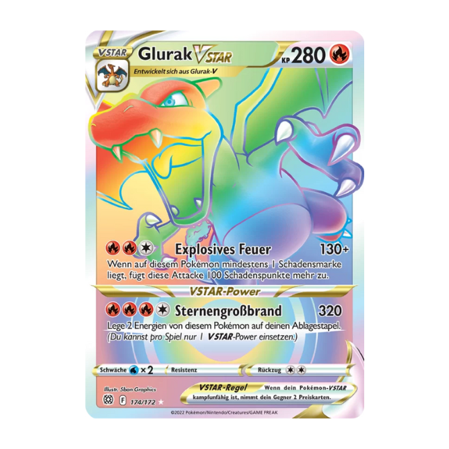 Glurak VSTAR (BRS 174/172) (Deutsch)
