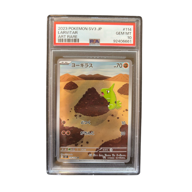 Pokemon Larvitar sv3 #114 PSA 10 Gem Mint (japanisch)