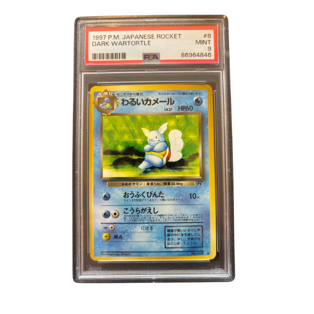 Pokemon Dark Wartortle #008 PSA 9 Mint (japanisch) MistiCards Pokemon Dark Wartortle #008 PSA 9 Mint (japanisch) MistiCards