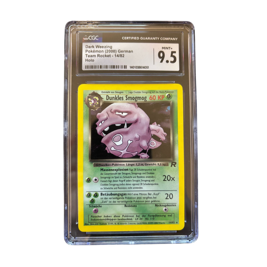 Pokemon Dunkles Smogmog holo #014 CGC 9.5 Mint (Deutsch)