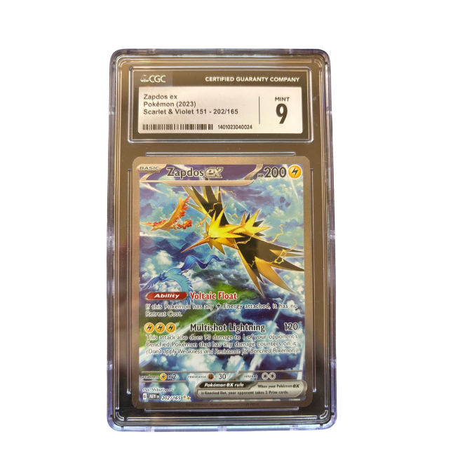 Pokemon Zapdos ex #202 CGC 9 Mint (Englisch)