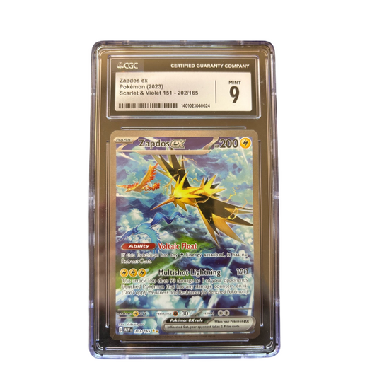 Pokemon Zapdos ex #202 CGC 9 Mint (Englisch)