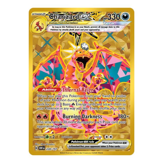 Glurak ex (OBF 228/197) (Englisch)