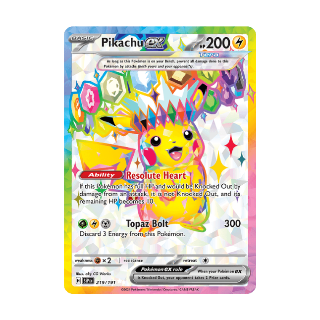 Pikachu ex (SSP 219/191) (Englisch)