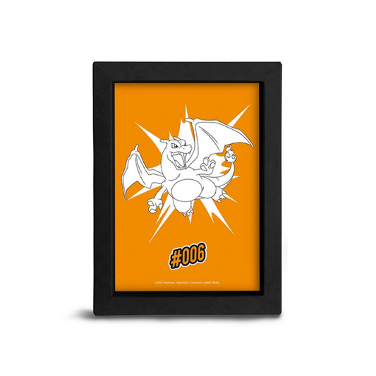 Pokemon Rahmen 15*20cm - Pop Color Glurak