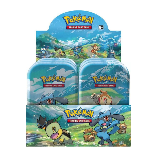 Pokemon Sinnoh Stars Mini Tin Display (Englisch)