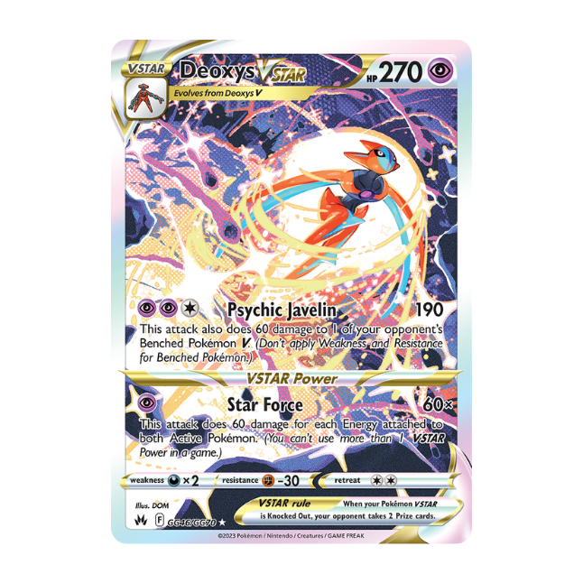 Deoxys VSTAR (CRZ GG46) (Englisch)