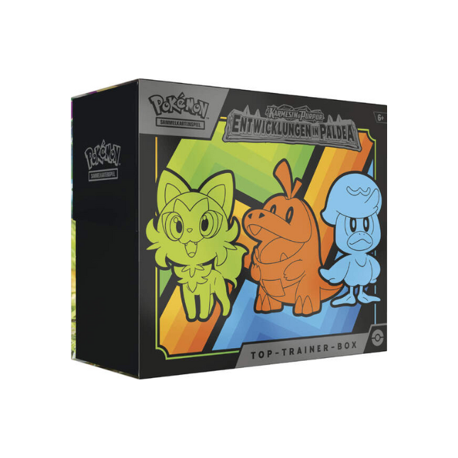 Pokemon Entwicklungen in Paldea Top-Trainer-Box (Deutsch)