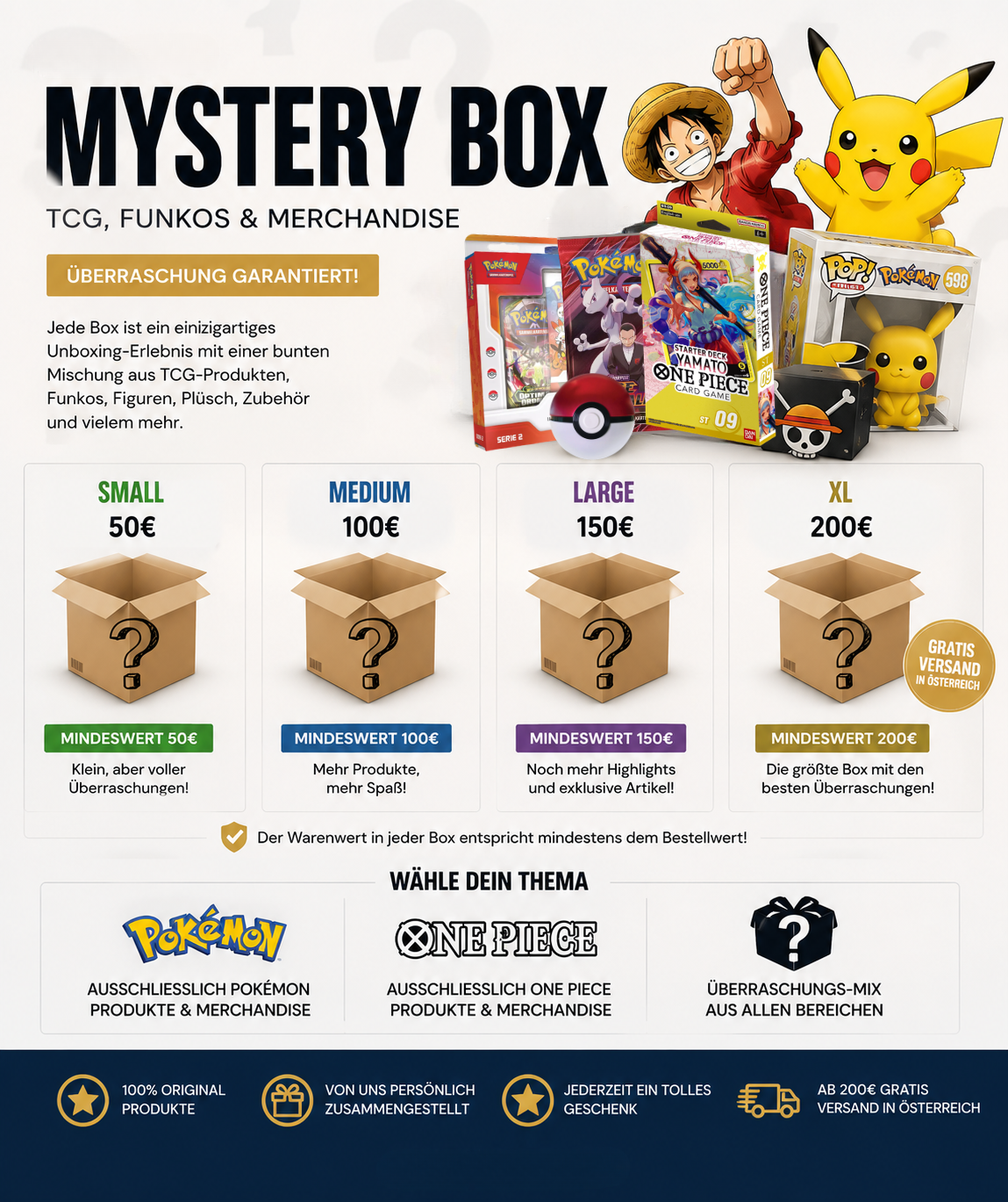 MistiCards Mystery Box – TCG & Merchandise