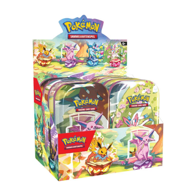 Pokemon Prismatic Evolutions: Mini Tin Display (Englisch) --Pre Order--