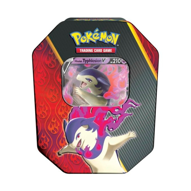 Pokemon Divergent Powers Tins Hisuian Typhlosion V Tin-Box (Englisch)