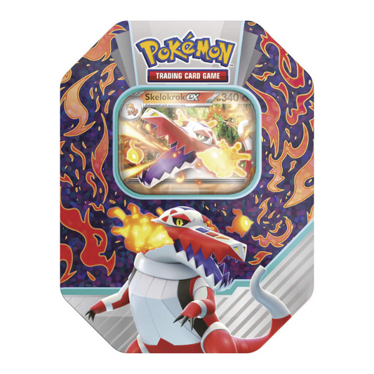 Pokemon Paldea Partners Skelokrok ex Tin-Box (Deutsch)