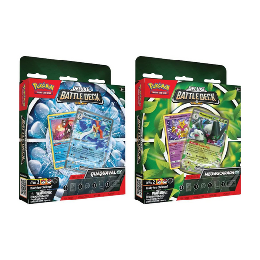 Pokemon Deluxe Battle Deck Meowscarada ex & Quaquaval ex (Englisch)