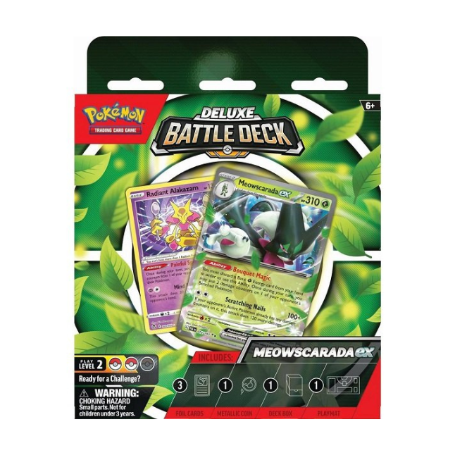 Pokemon Deluxe Battle Deck Meowscarada ex & Quaquaval ex (Englisch)