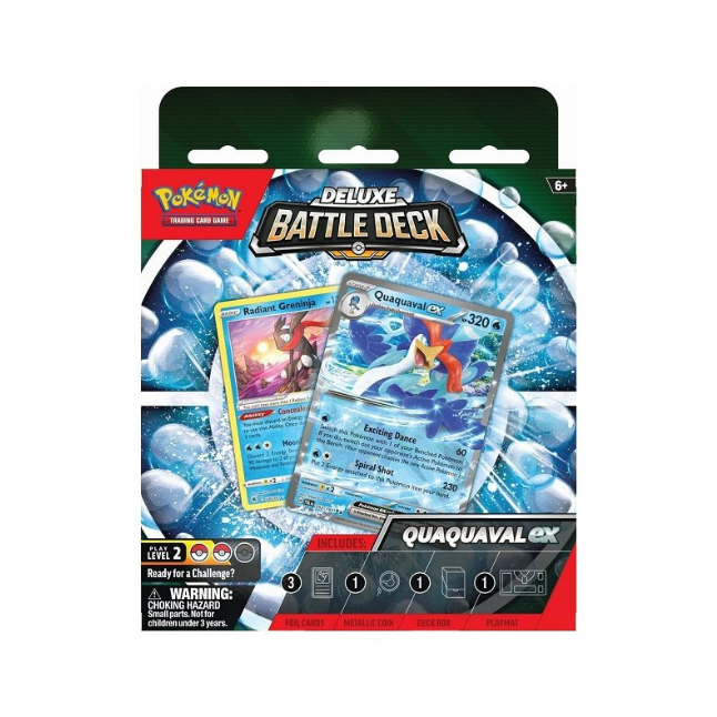 Pokemon Deluxe Battle Deck Meowscarada ex & Quaquaval ex (Englisch)