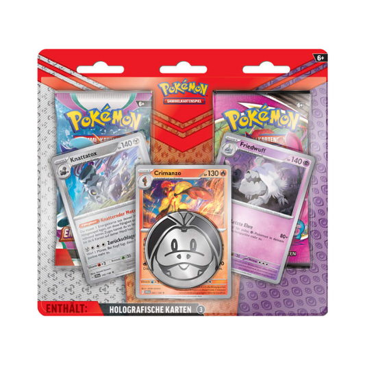 Pokemon Crimanzo, Friedwuff & Knattatox 2-Pack Blister (Deutsch)