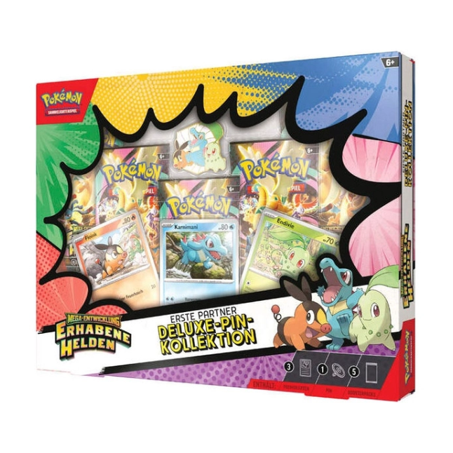 Pokemon Erhabene Helden First Partners Deluxe Pin Kollektion (Deutsch)