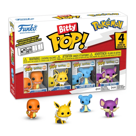 Bitty POP!: Pokémon Glumanda - 4 Pack Series 4