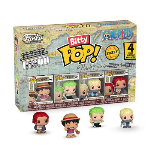 FUNKO Bitty POP - One Piece - Luffy 4er-Pack Vinyl Figur