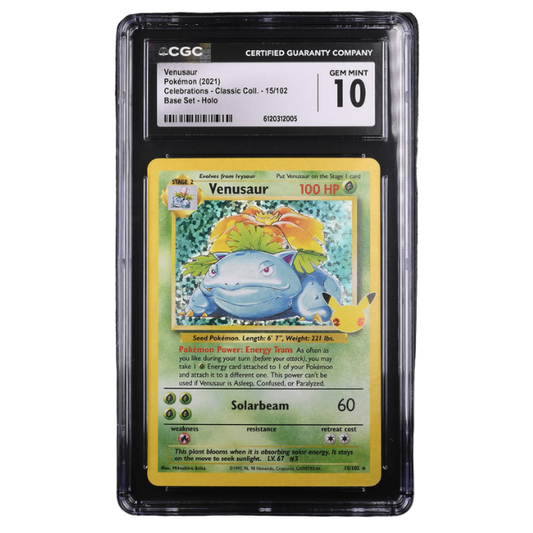 Pokemon Bisaflor #15 CGC 10 Gem Mint (Englisch)