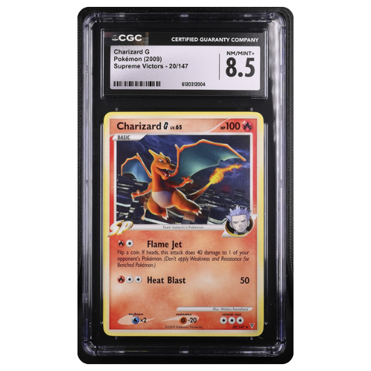 Pokemon Glurak [G] Lv.65 #020 CGC 8.5 NM/Mint (Englisch)