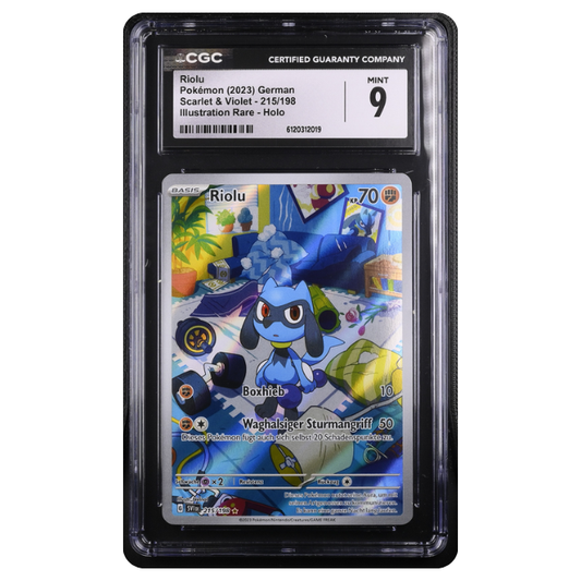 Pokemon Riolu #215 CGC 9 Mint (Deutsch)