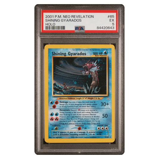 Pokemon Schimmerndes Garados #065 PSA 5 EX (Englisch)