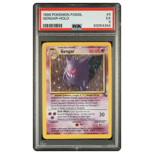 Pokemon Gengar Holo #005 PSA 5 EX (Englisch)
