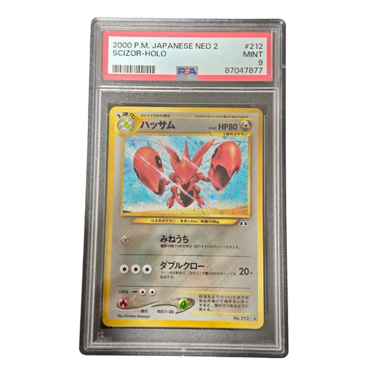 Pokemon Scherox holo #212 PSA 9 Mint (japanisch)