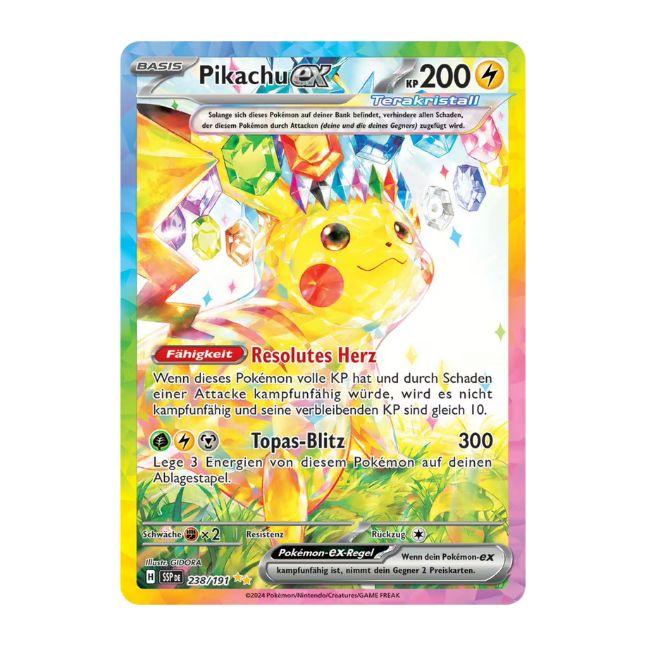Pikachu ex (SSP 238) (Deutsch)